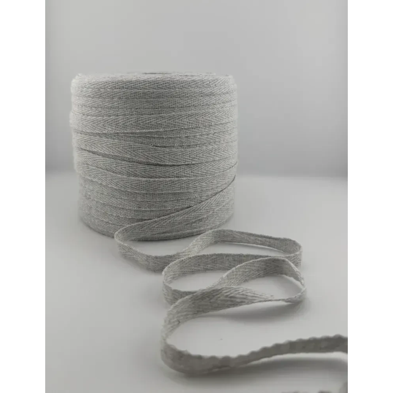 Кіперна стрічка 10 мм Світло сіра (50 м)