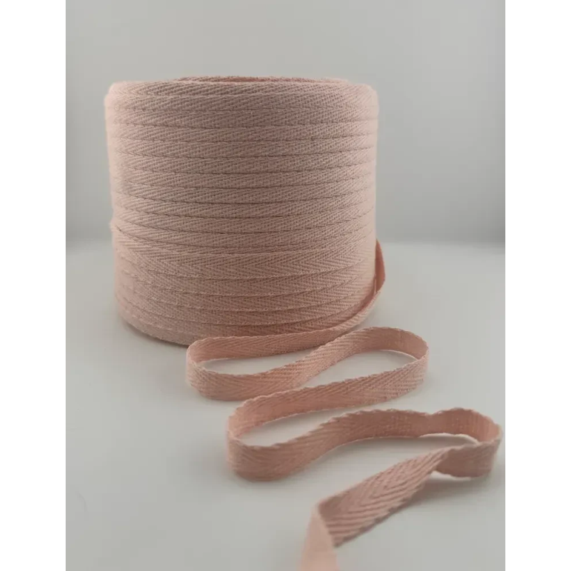 Кіперна стрічка 10 мм Ніжно Рожева (50 м)
