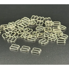 Регулятор для бретелів 10 мм метал Нікель 50 шт