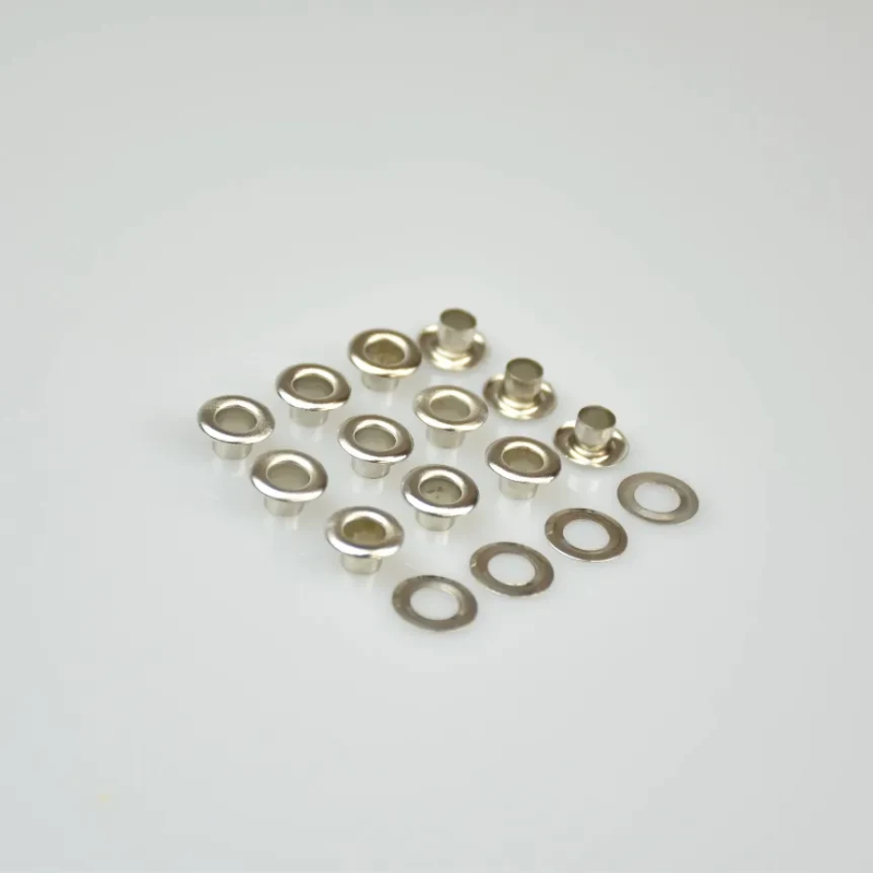 Люверс 4мм Нержавіючий Нікель №2 50 шт Люверс 4мм Нержавіючий Нікель №2 50 шт